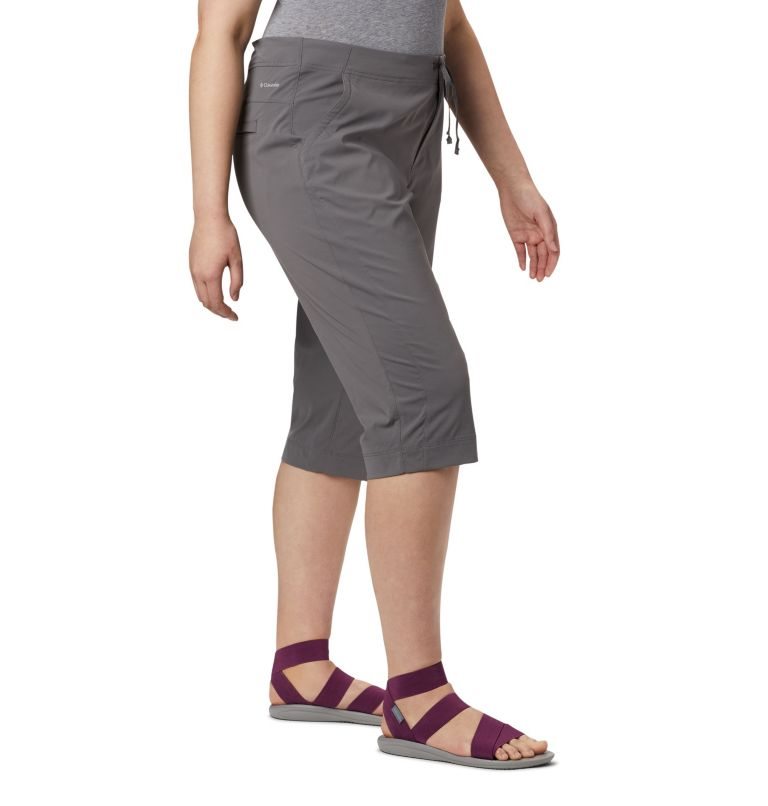 Women's Columbia Anytime Outdoor Capris Sport Pants Grey | Plus Size CA-V14L0